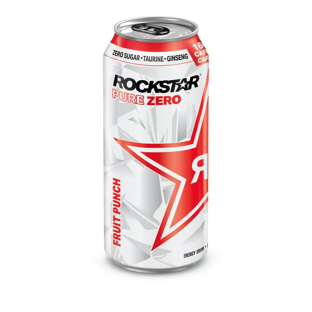 Rockstar Pure Zero Punched Caffeinated Energy Drink (473 ml)