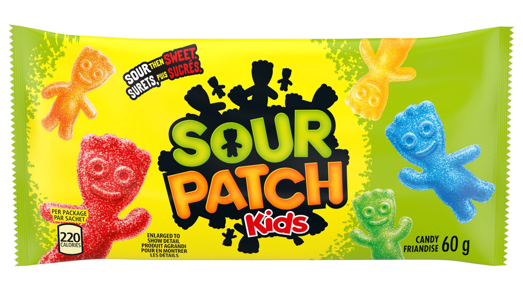 Maynards Bassetts friandise sour patc kids (60 g) - sour patch kids candy (60 g)