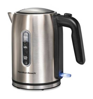 Hamilton Beach Stainless Electric Kettle 1 Liter