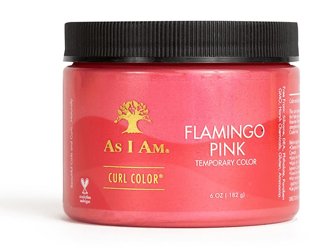 As I Am Temporary Curl Color, Flamingo Pink (6 oz)
