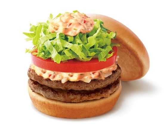 ダブルモス野菜バーガー