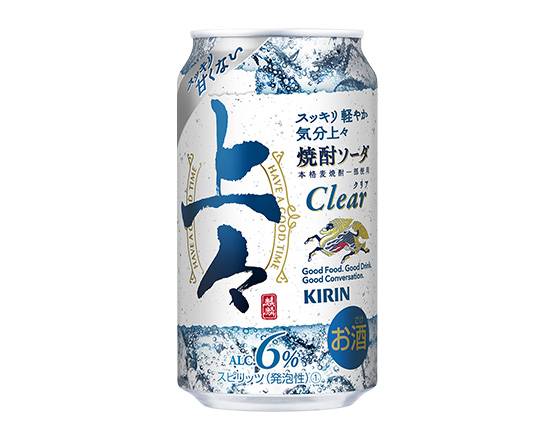 401906：キリン 上々 焼酎ソーダ 缶 350ML / Kirin Jojo Shouchu Soda 350ML