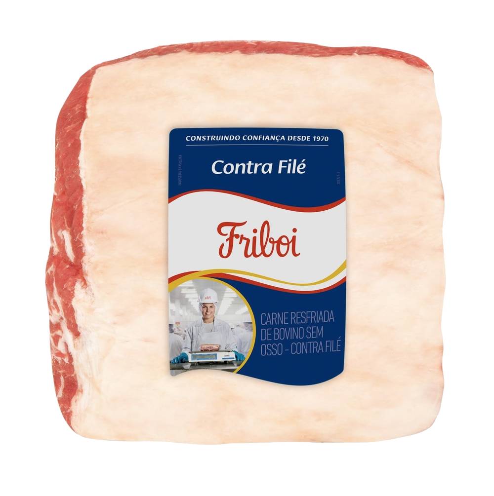 Friboi Contrafilé resfriado fracionado (Embalagem 1,3 kg aprox)