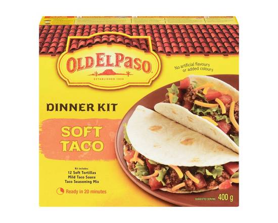 Old El Paso · Dinner kit soft taco (400 g)