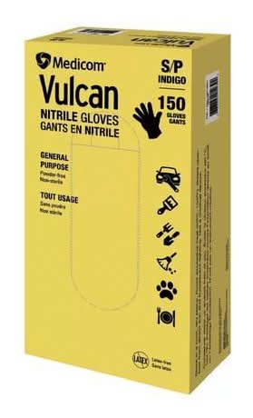 VULCAN ニトリルグローブ ラテックスフリー素材 S/M/Lサイズ 150枚入り