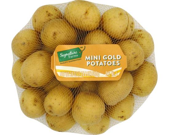Order Signature Farms · Mini Gold Potatoes (24 oz) food online from Safeway store, Butte on bringmethat.com