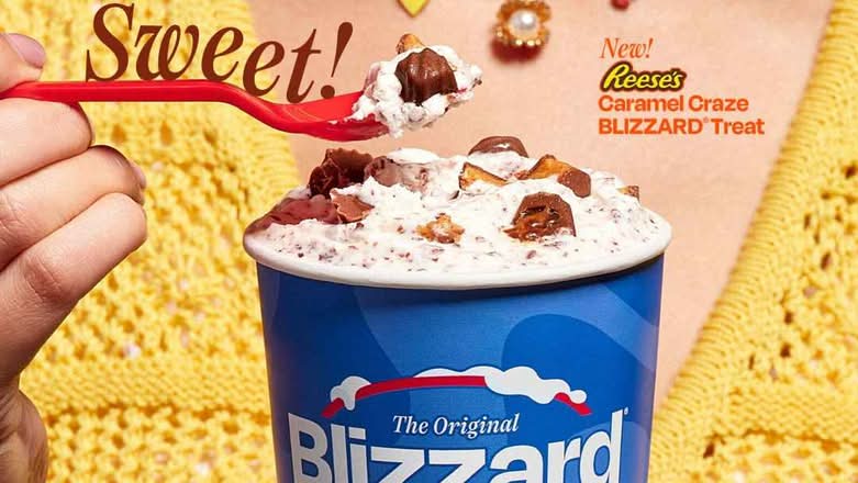 NEW! REESE’s® Caramel Craze Blizzard® Treat