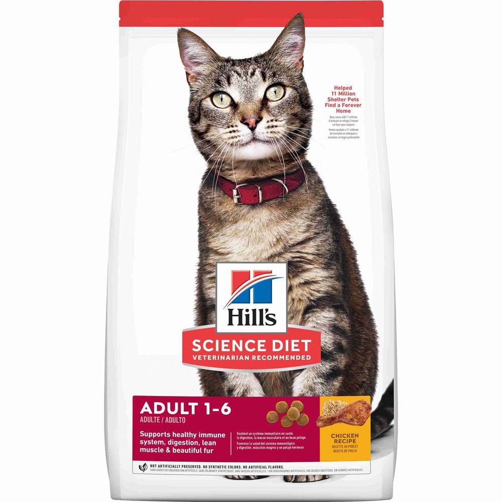 Hill's® Science Diet® Adult Dry Cat Food - Chicken (Flavor: Chicken, Color: Assorted, Size: 4 Lb)