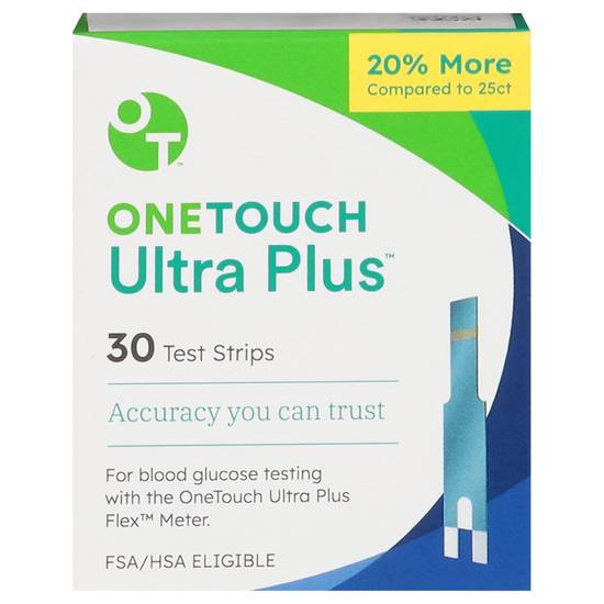 Onetouch Ultra Plus Test Strips (30 ct)
