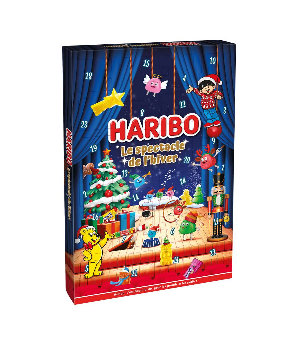 Haribo - Bonbons assortiments calendrier de l'avent (310g)