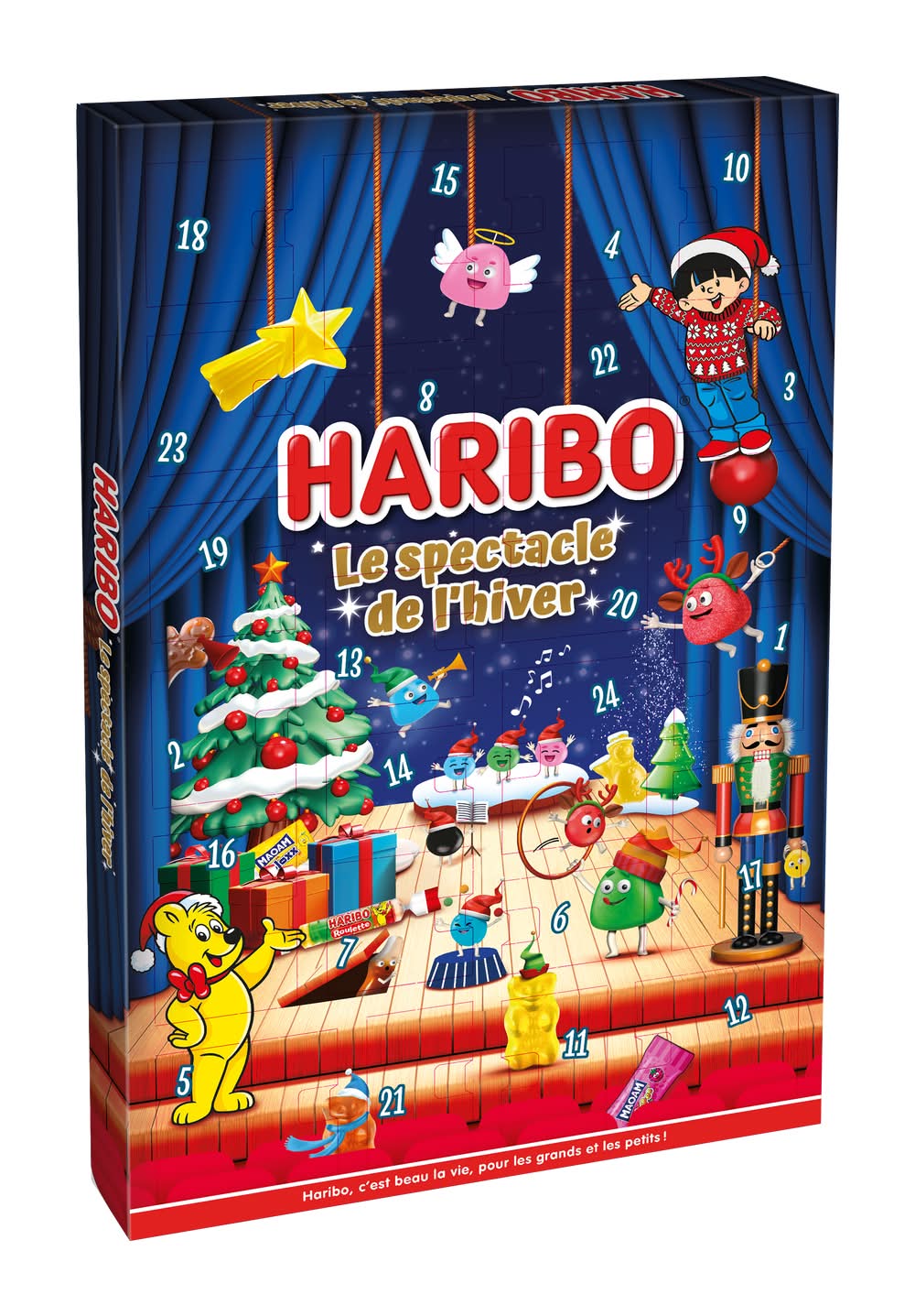 Haribo - Bonbons assortiments calendrier de l'avent (310g)