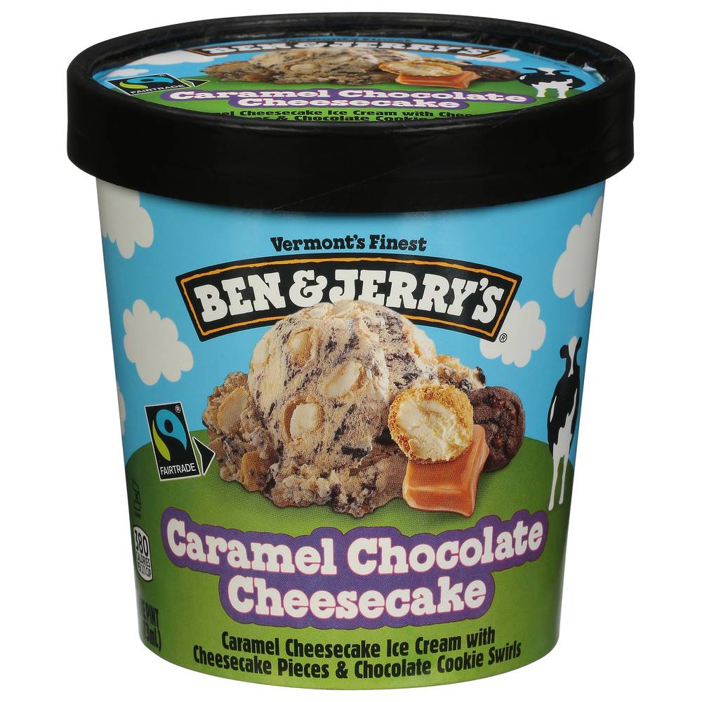 Ben & Jerry's Ice Cream, Caramel-Chocolate-Cheesecake (1 pint)