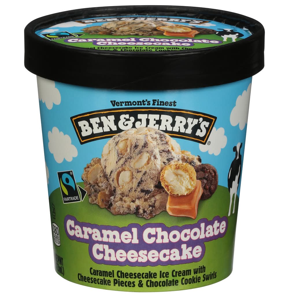 Ben & Jerry's Ice Cream, Caramel Chocolate Cheesecake (1 pint)