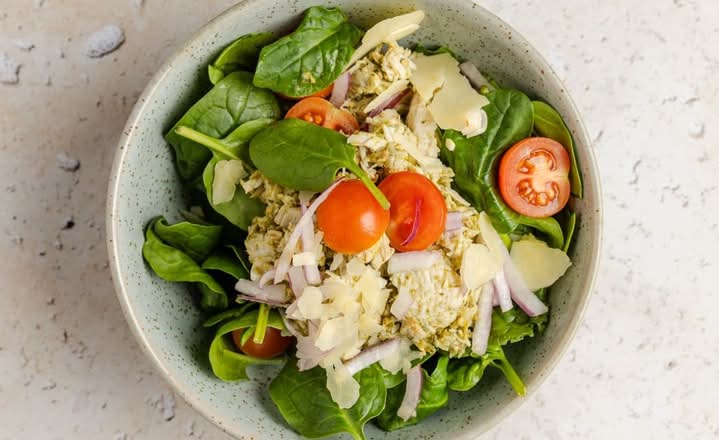 Pesto Chicken Salad Bowl