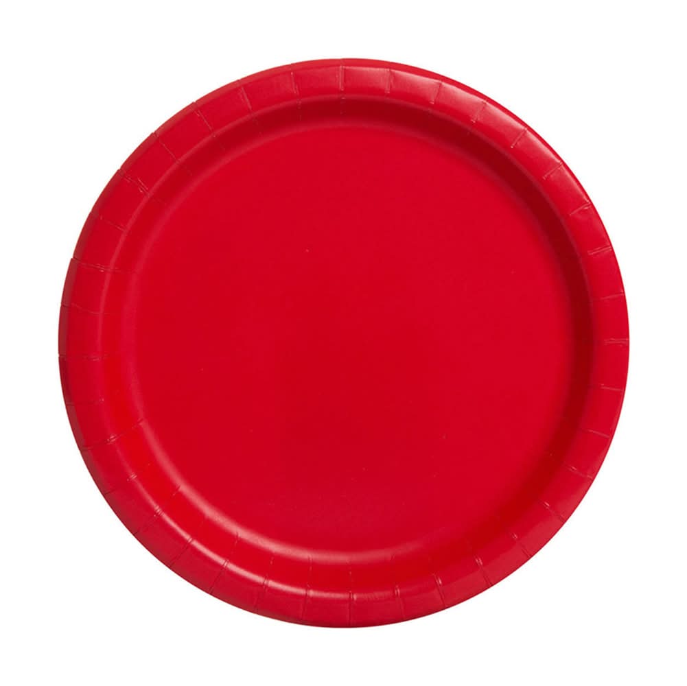 3-2-1 Party Plates, 9 in, Ruby Red (16 ct)