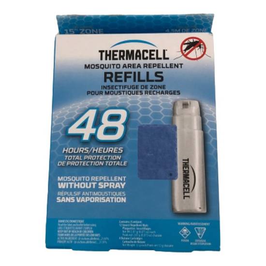 Thermacell Mosquito Area Repellent 48 Hour Refills (4 units)