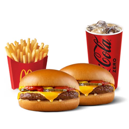 McTrío 2 Hamb con Queso Med