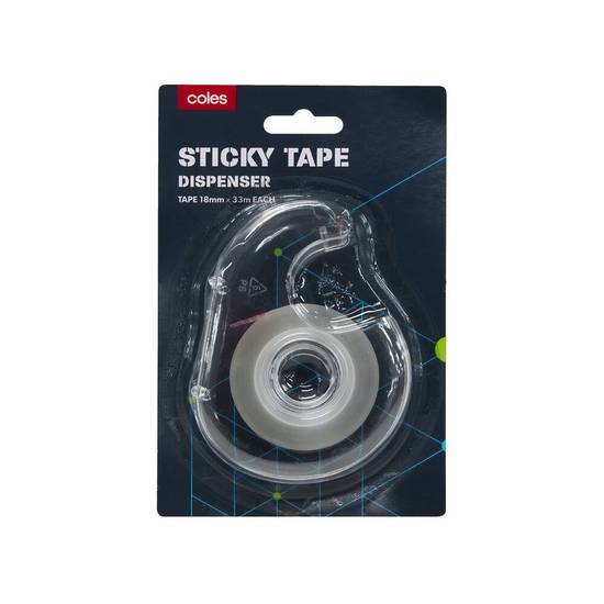 Coles Sticky Tape Dispenser 1 pack