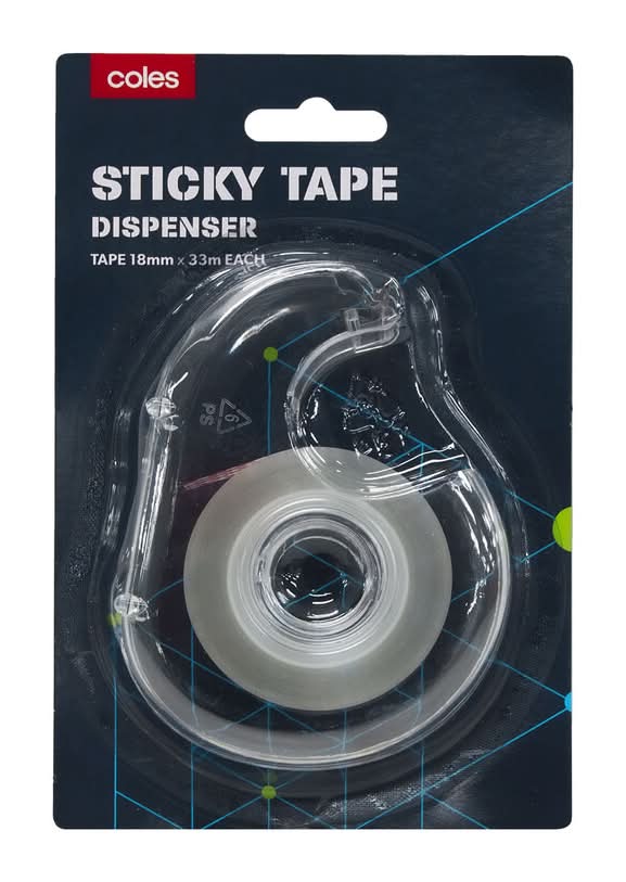 Coles Sticky Tape Dispense