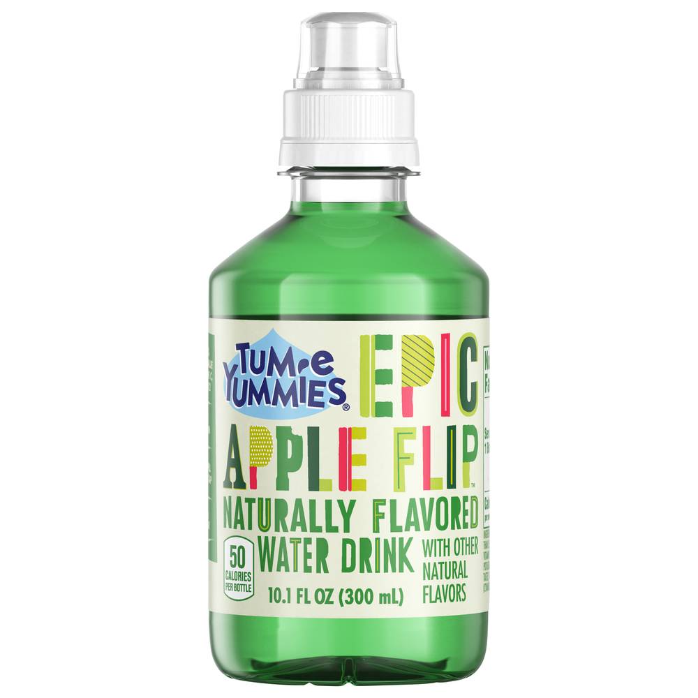 Tum-E Yummies Naturally Fruit Water Drink, Epic Apple Flip (10.1 fl oz)