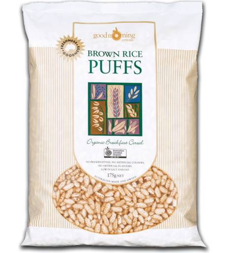 Good Morning Cereals Rice Puffs Organic Breakfast (175g)