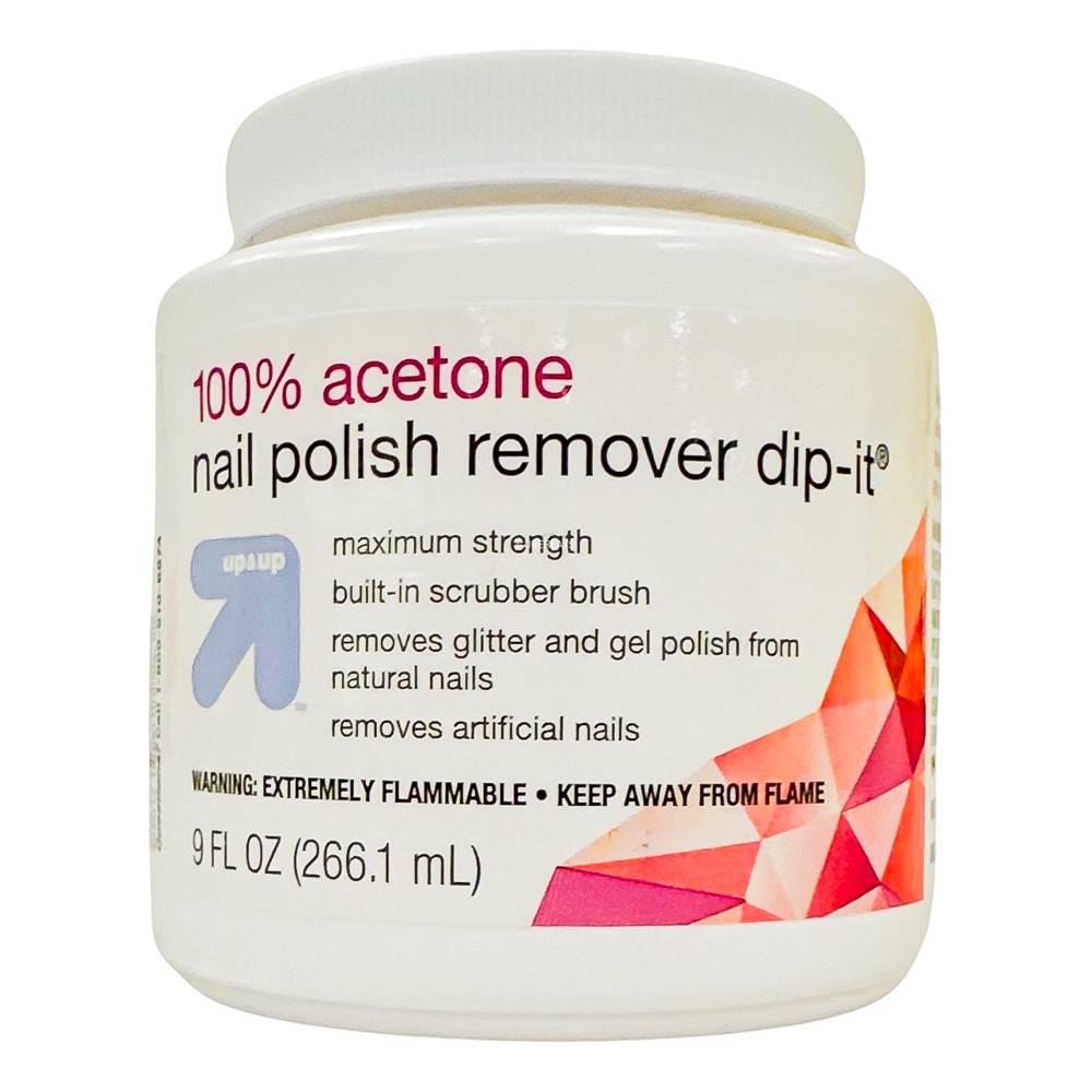Maximum Strength Acetone Nail Polish Remover - 9 fl oz - up & up™