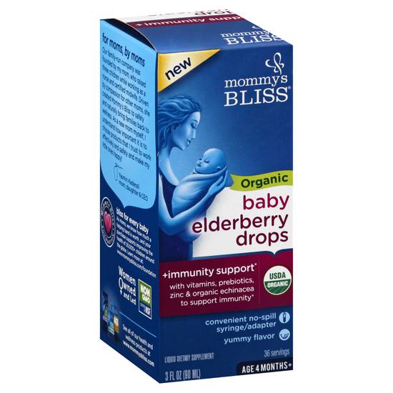 Mommy's Bliss Organic Elderberry Baby Drops