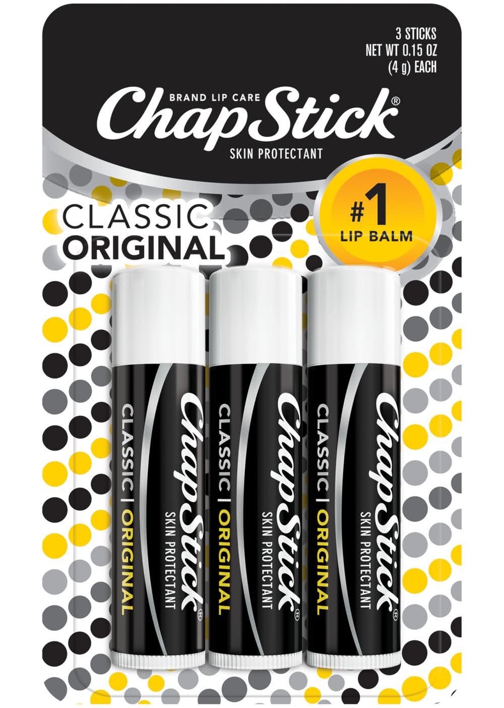 ChapStick Classic Original Lip Balm (0.45 oz, 3 ct)
