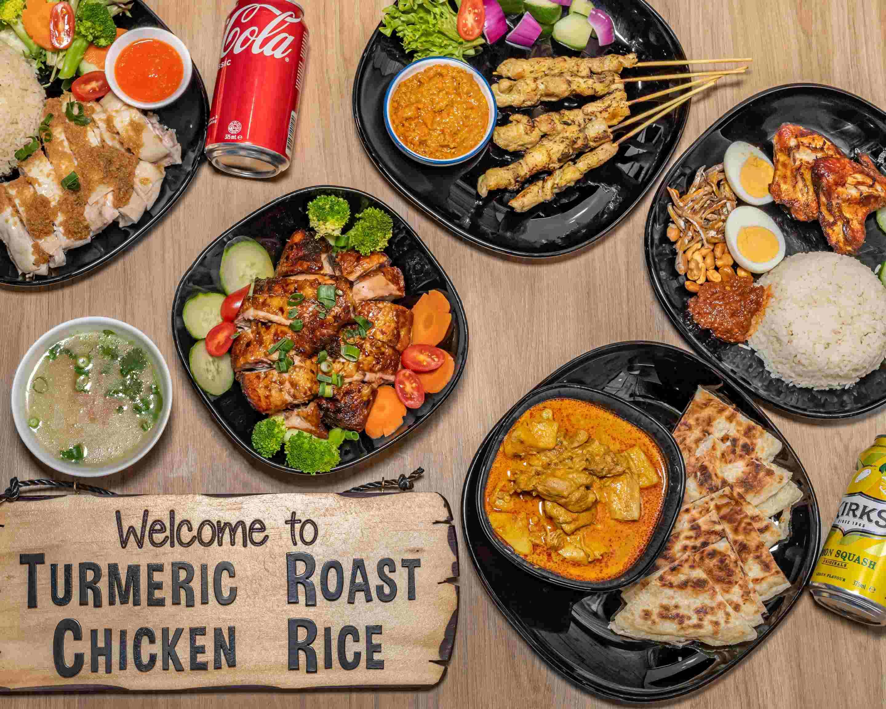 Turmeric Roast Chicken Rice Restaurant Menu Takeout in Melbourne