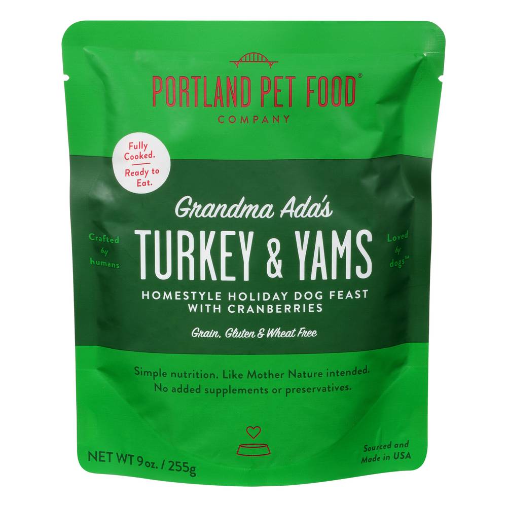 Portland Pet Food Grandma Adas Turkey & Yams Dog Food (9 oz)