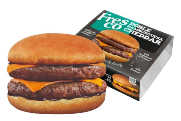 Doble Hamburguesa Queso-Cheddar Fresco