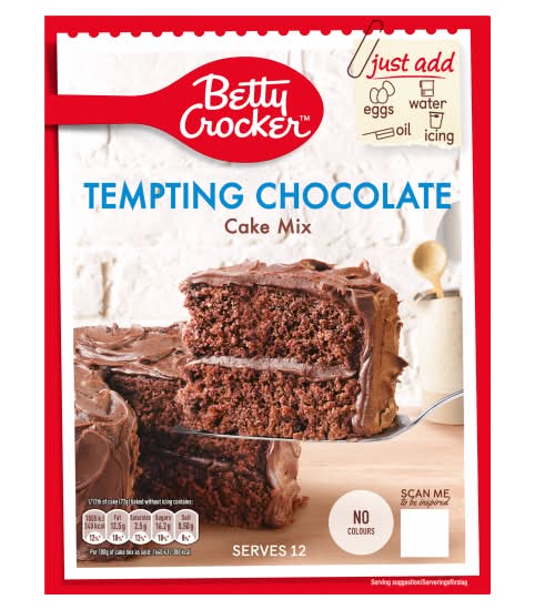 Betty Crocker Tempting Chocolate Cake Mix (425g)