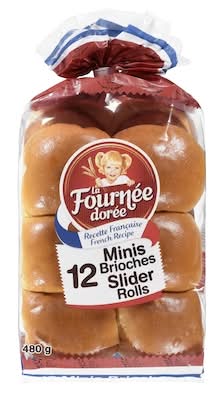 La fournée dorée pains mini brioches recette française - french recipe mini brioche buns (12 unités)