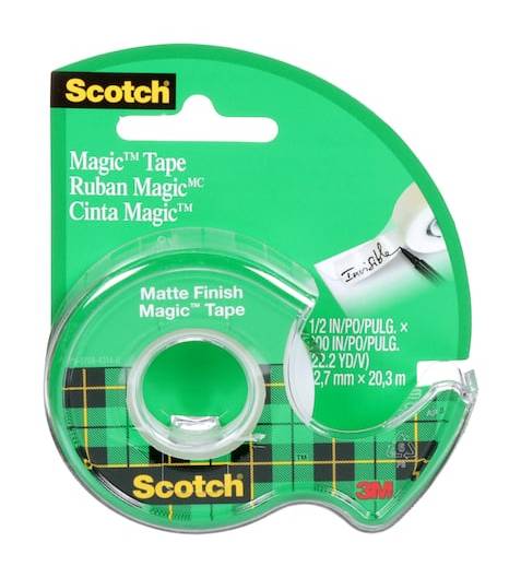 Scotch Magic Tape, 12.7 mm x 20.3 m