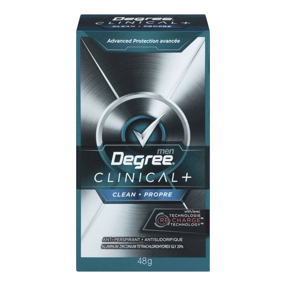 Degree For Men Men Clinical Strength, Clean (48 g)