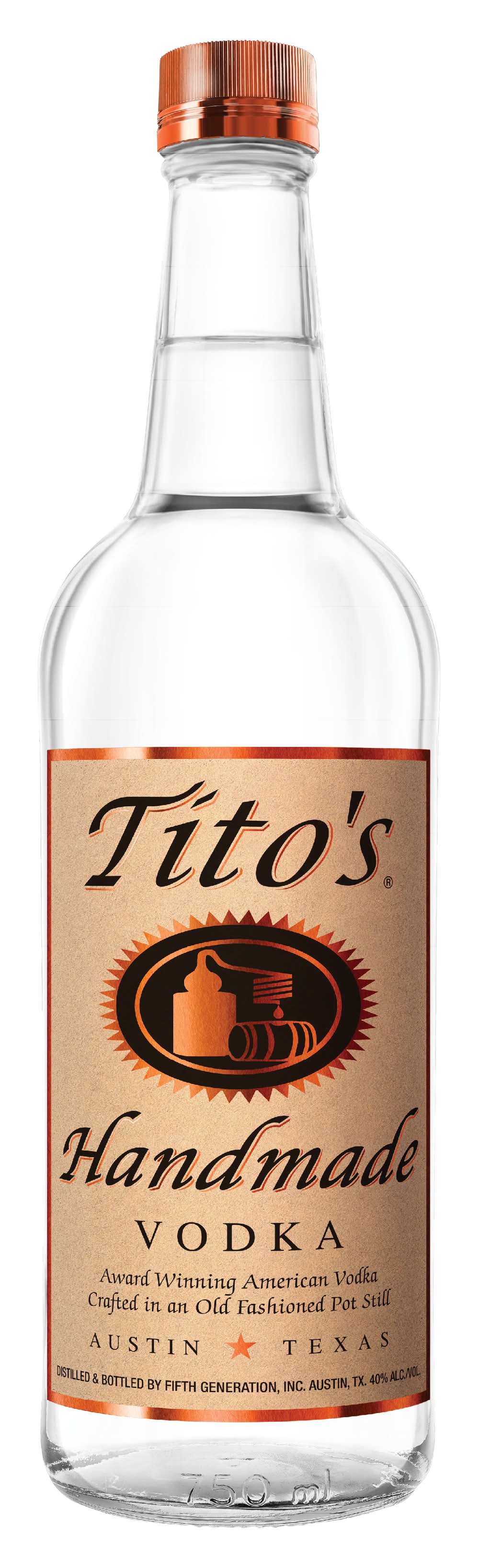 Tito's Handmade Vodka Handmade Vodka (750 ml)