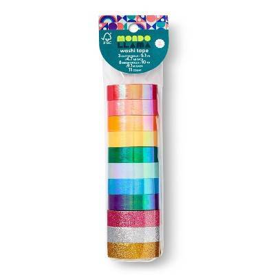 Mondo Llama Bright Glitter Washi Tape (11 ct)