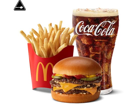 Triple Cheeseburger Meal