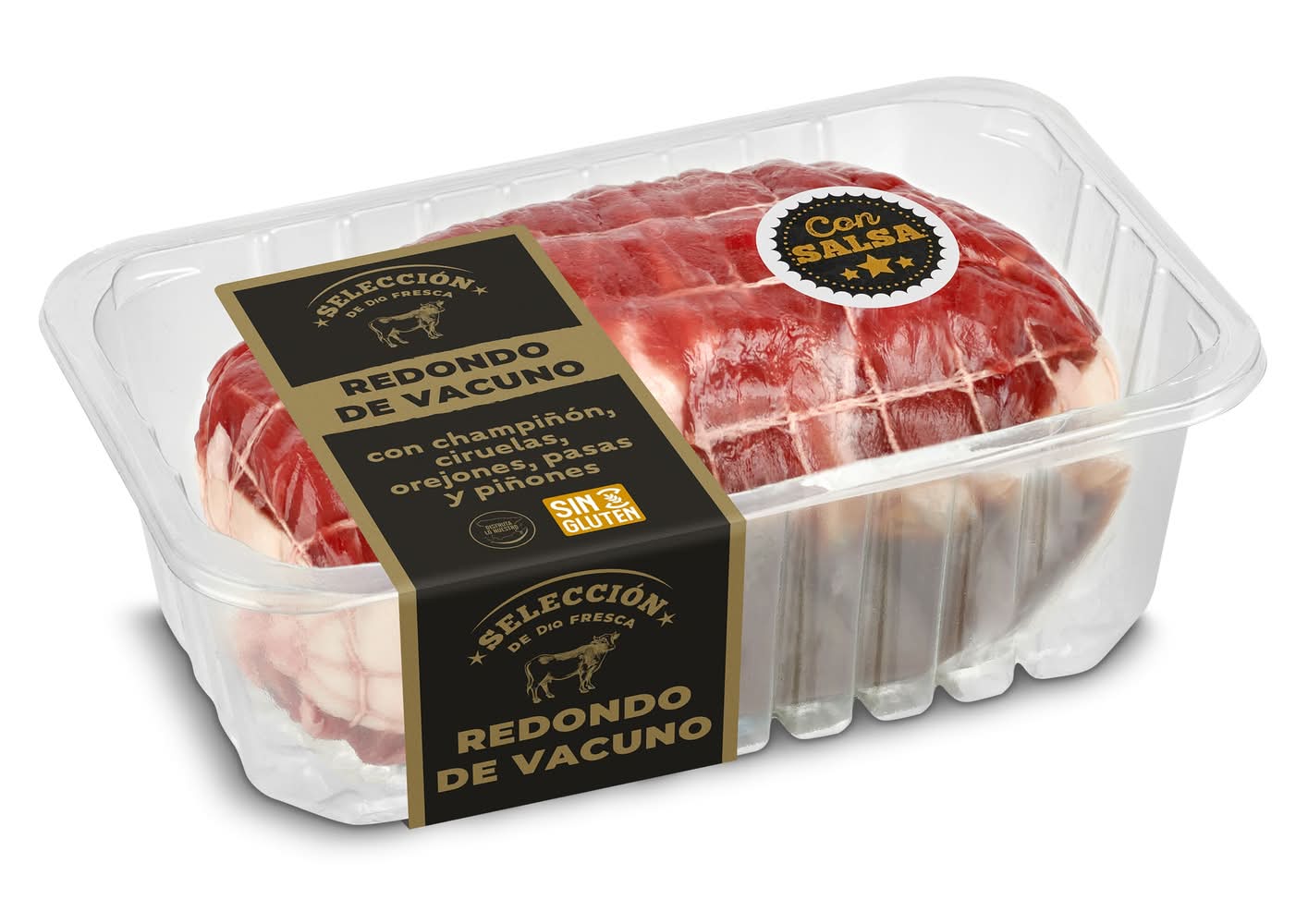 Redondo De Vacuno Relleno Selección De Dia Bandeja 800 G