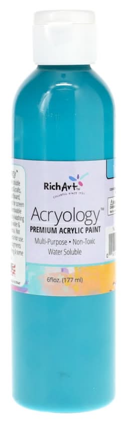 Rich Art Acryology Premium Arcylic Paint (6 fl oz)