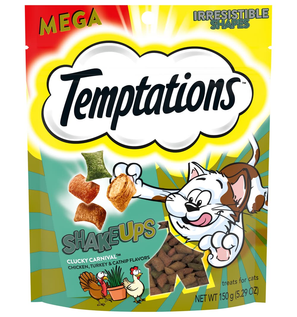 Temptations Shake Ups Clucky Carnival Cat Treats (5.3 oz)