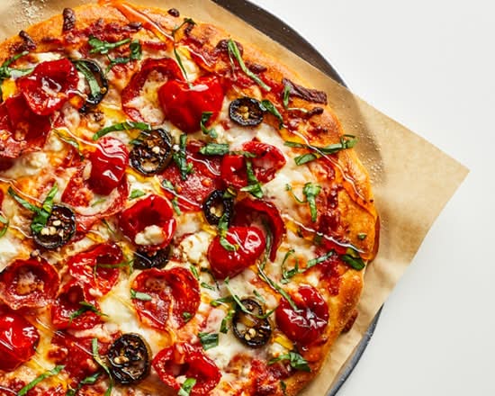 HOT HONEY PEPPERONI PIZZA