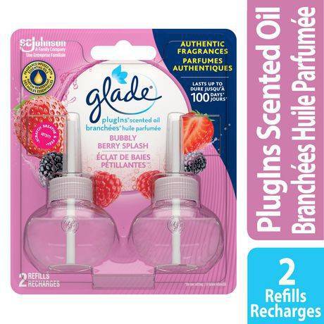Glade Oil Air Freshener Refillbubbly Berry Splash (2 refill)
