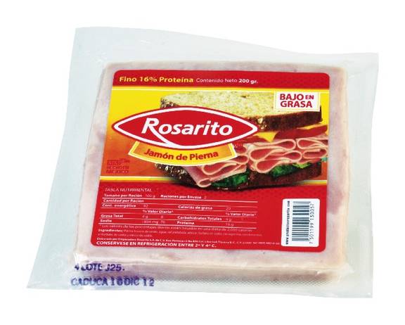 Rosarito · Jamón de pierna (200 g)