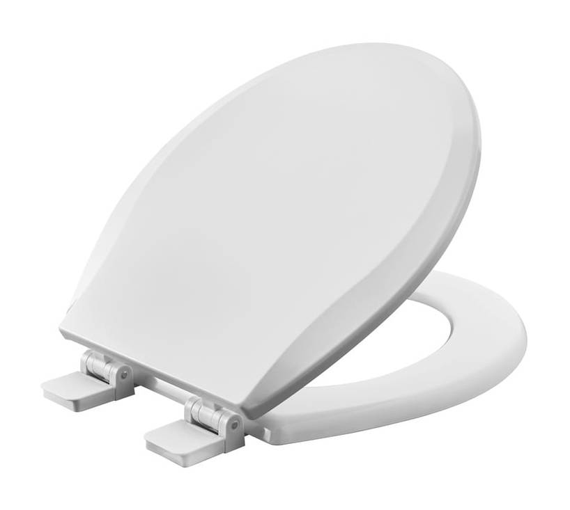 American Standard Bedminster Wood White Elongated Soft Close Toilet Seat | 5269A65DL.020