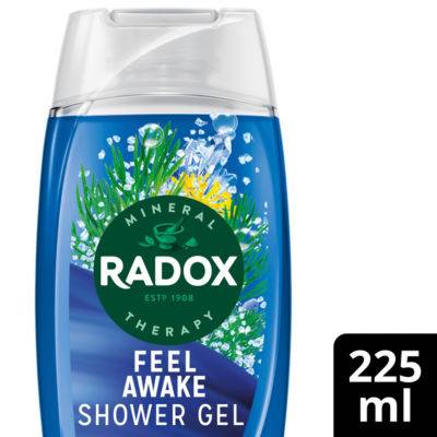 Radox Sea Minerals & Fennel, Mineral Therapy Feel Awake Shower Gel & Shampoo (225ml)