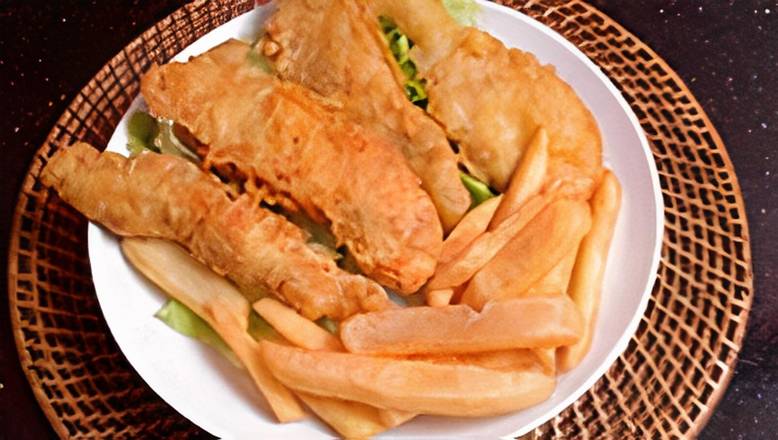 Chicken (4 pcs) and Chips