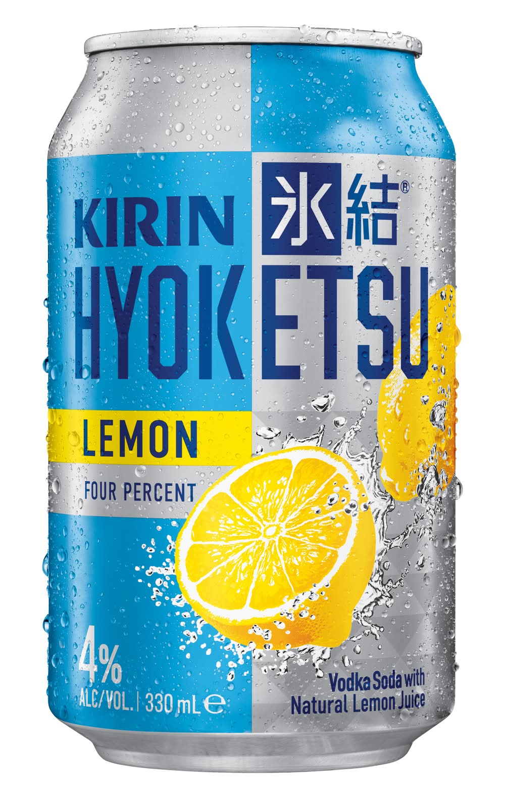 Kirin Hyoketsu Vodka Soda, Lemon (330mL)