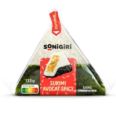 Onigiri Surimi Avocat Spicy 135g
