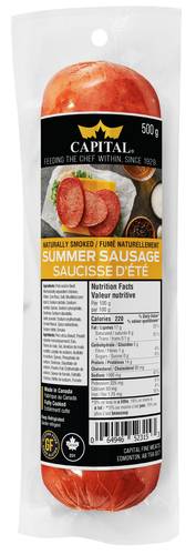 Capital Fine Meats Summer Sausage Chubs (500 g)